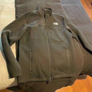 Black North Face full zipper jacket